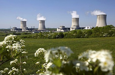 Cattenom Nuclear Power Plant, a French nuclear power plant, Lorraine region, France, Europe