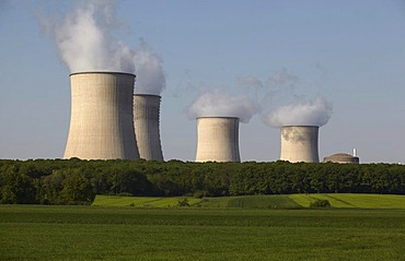 Cattenom Nuclear Power Plant, a French nuclear power plant, Lorraine region, France, Europe