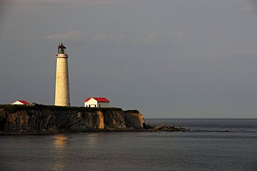 Cap des Rosiers, Canada's highest lighthouse, Gaspesie or Gaspe Peninsula, Quebec, Canada