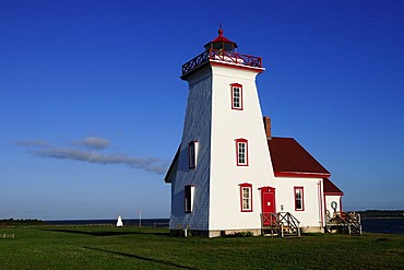 Lighthouse in Wood Island Provincial Park, Prince Edward Island, Canada