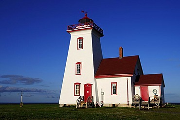 Lighthouse in Wood Island Provincial Park, Prince Edward Island, Canada