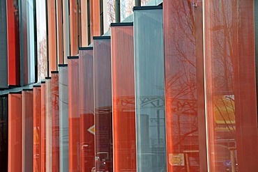 Facade, modern office building Cologne Oval Offices, Gustav-Heinemann-Ufer, Bayenthal district, Cologne, North Rhine-Westphalia, Germany, Europe