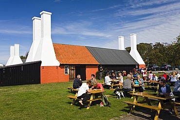 Herring smokehouse in a museum, Hasle, Bornholm, Denmark, Europe