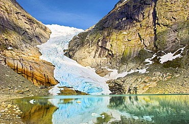 Briksdalsbreen, Briksdal glacier, Norway, Europe