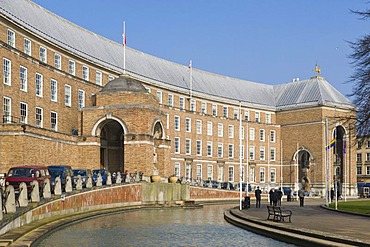 The Council House, seat of the local government, College Green, Bristol, Gloucestershire, England, United Kingdom, Europe