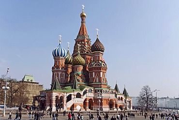 St. Basil's Cathedral, Red Square, UNESCO World Heritage Site, Moscow, Russia