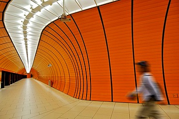 Marienplatz underground station, security camera, Munich, Bavaria, Germany, Europe, Composing