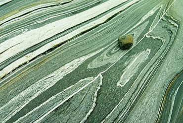 Rock layers in Lavertezzo, Ticino, Switzerland, Europe