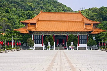 Temple complex at the Memorial Monument in Taipei, Taiwan, China, Asia