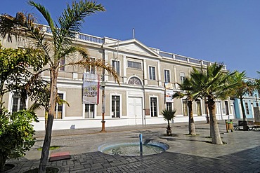 Regional Museum, natural history, cultural history, Avenida Baquedano, historic building, palm trees, Iquique, Norte Grande, Northern Chile, Chile, South America