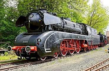 Steam locomotive no. 10 001 at the German Steam Locomotive Museum, Neuenmarkt, Franconia, Bavaria, Germany, Europe