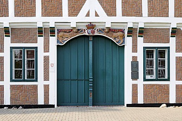 Town hall in Jork, Lower Saxony, Germany, Europe