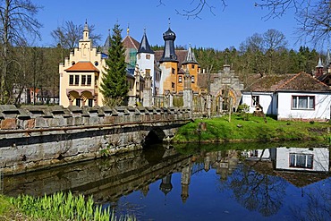 Hunting castle "Froehliche Wiederkunft", Trockenborn-Wolfersdorf, Thuringia, Germany, Europe