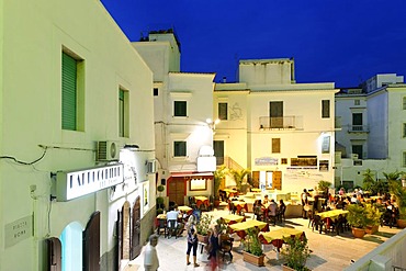 Twilight in Vieste, Gargano, Apulia, Puglia, Italy, Europe