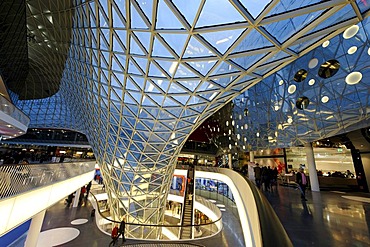 MyZeil shopping mall, Palais Quartier, architect Massimiliano Fuksas, Frankfurt am Main, Hesse, Germany, Europe