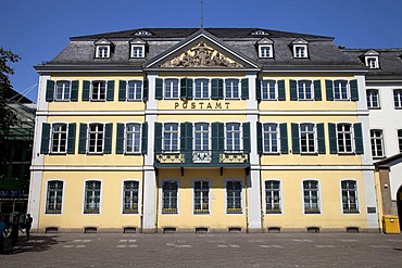 Post office, former Fuerstenberg Palais, Muensterplatz square, Bonn, Rhineland, North Rhine-Westphalia, Germany, Europe