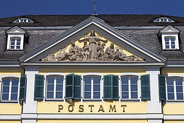 Post office, former Fuerstenberg Palais, Muensterplatz square, Bonn, Rhineland, North Rhine-Westphalia, Germany, Europe