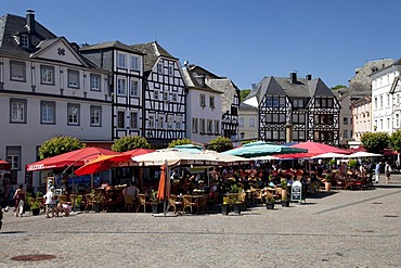 Market place, Linz am Rhein, Rhineland, Rhineland-Palatinate, Germany, Europe