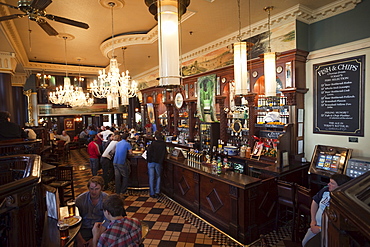 Interior of Horniman Pub, Hays Galleria, Southwark, London, England, United Kingdom, Europe