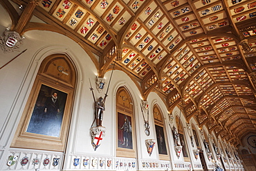 St. George's Hall, Windsor Castle, Windsor, Berkshire, England, United Kingdom, Europe