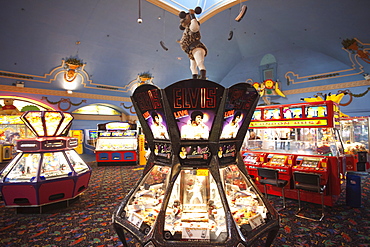 Amusement Arcade on Eastbourne Pier, Eastbourne, Sussex, England, United Kingdom, Europe