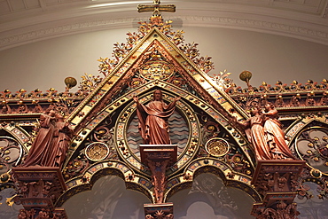 Detail of the Hereford Screen, Victoria and Albert Museum, London, England, United Kingdom, Europe