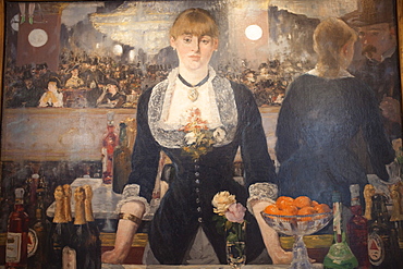 A Bar at the Folies-Bergeres by Edouard Manet, The Courtauld Gallery, Somerset House, London, England, United Kingdom, Europe