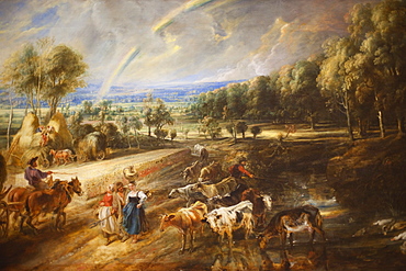 The Rainbow Landscape by Rubens, The Wallace Collection Art Gallery, London, England, United Kingdom, Europe