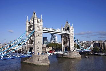 Tower Bridge and River Thames, London, England, United Kingdom, Europe