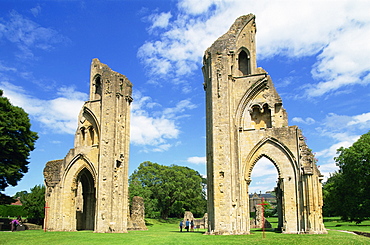 Glastonbury Abbey, Glastonbury, Somerset, England, United Kingdom, Europe