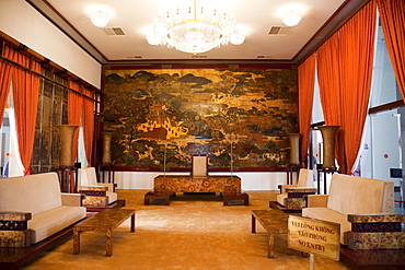 The Credentials Room, Reunification Palace, Ho Chi Minh City, Vietnam, Indochina, Southeast Asia, Asia