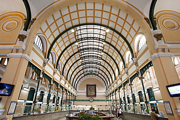 Post Office, Ho Chi Minh City, Vietnam, Indochina, Southeast Asia, Asia