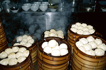 Steamed dumplings, Xian, Shaanxi Province, China, Asia