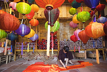 Paper lantern shop display, Hoi An, Vietnam, Indochina, Southeast Asia, Asia