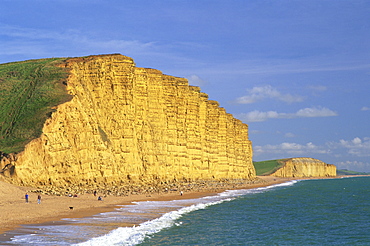 Cliffs at West Bay, Dorset, England, United Kingdom, Europe