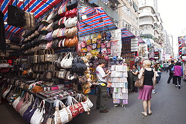 Ladies Market, Mong Kok, Kowloon, Hong Kong, China, Asia