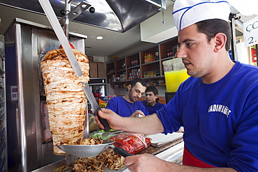 Kebab Restaurant, Sultanahmet, Istanbul, Turkey, Europe