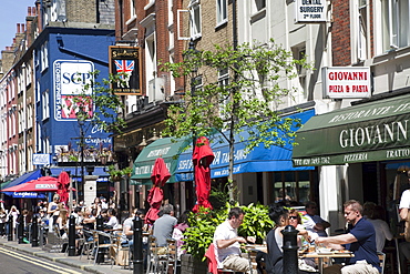 Restaurants and cafes, Marylebone, London, England, United Kingdom, Europe