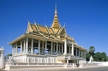 Chan Chaya Pavilion, Royal Palace, Phnom Penh, Cambodia, Indochina, Southeast Asia, Asia