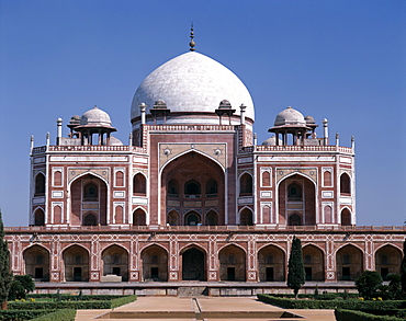 Humayans Tomb, UNESCO World Heritage Site, Delhi, Uttar Pradesh, India, Asia