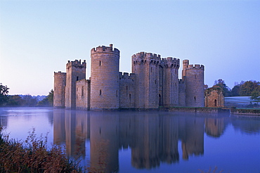 Bodiam Castle, East Sussex, England, United Kingdom, Europe