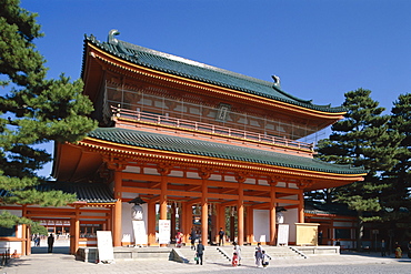 Heian Shrine (Heian-jingu), Kyoto, UNESCO World Heritage Site, Honshu, Japan, Asia