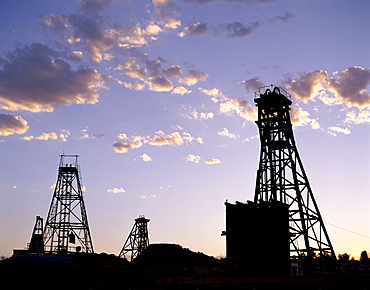 Gold Mine Pit Heads, Kalgoorlie, Western Australia, Australia, Pacific