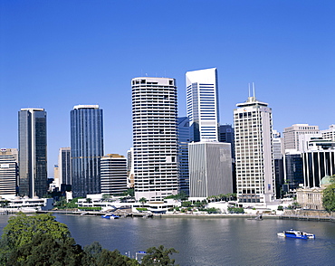 City skyline, Brisbane, Queensland, Australia, Pacific