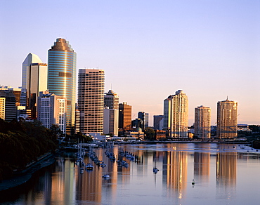 City skyline, Brisbane, Queensland, Australia, Pacific