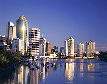 City skyline, Brisbane, Queensland, Australia, Pacific