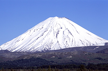 Mount Ngauruhoe, Tongariro National Park, UNESCO World Heritage Site, Tongariro, North Island, New Zealand, Pacific