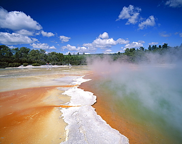 Champagne Pool, Rotorua, Waiotapu Thermal Area, North Island, New Zealand, Pacific