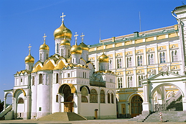 Annunciation Cathedral, Kremlin, UNESCO World Heritage Site, Moscow, Russia, Europe