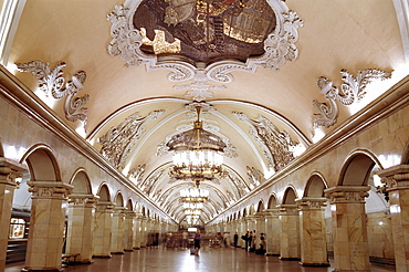 Moscow Subway, Moscow, Russia, Europe